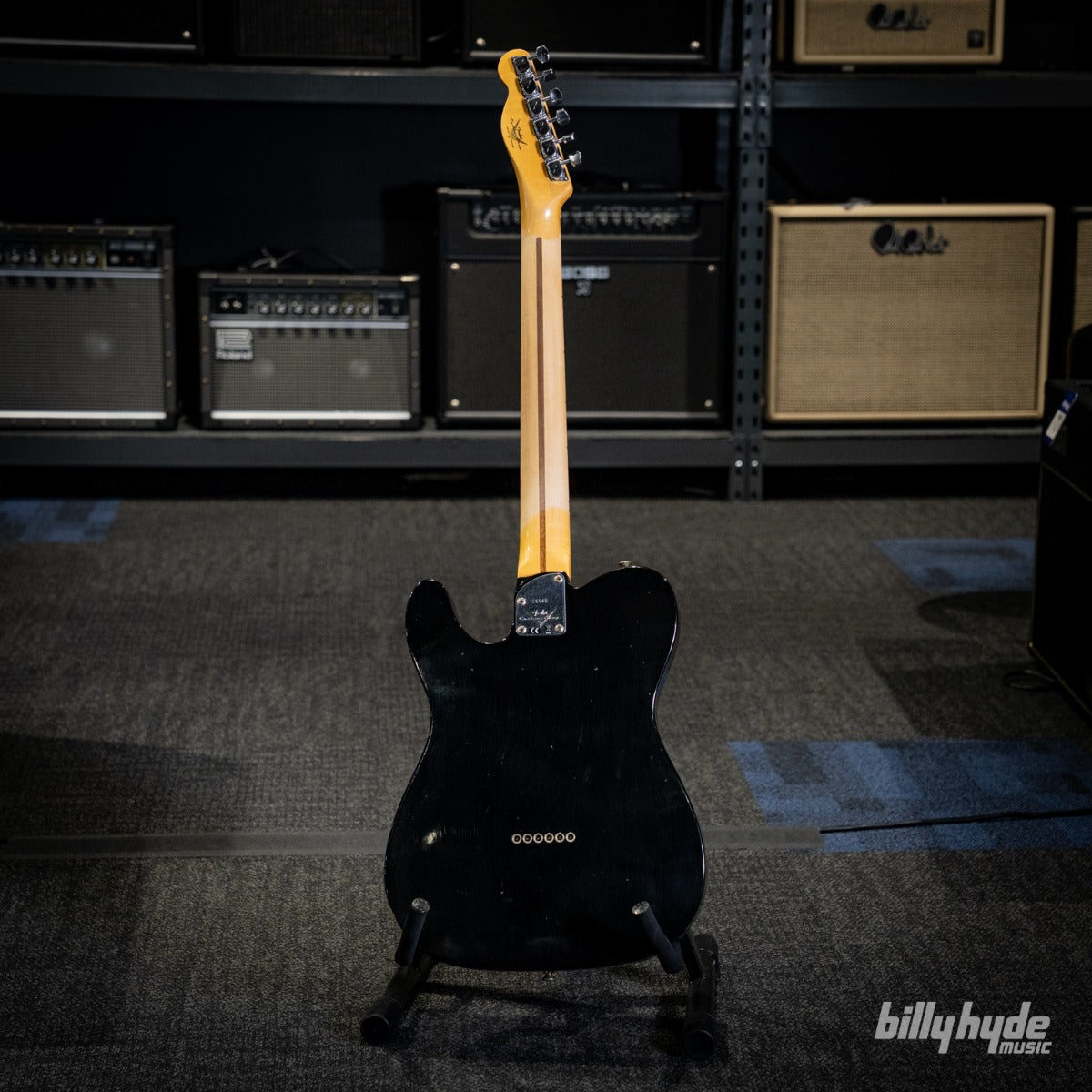 Fender Custom Shop 1970s Telecaster Thinline Journeyman in Aged Black