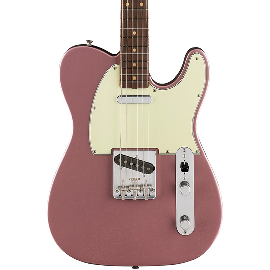 Fender Limited Edition Vintera II Road Worn '60s Telecaster, Rosewood Fingerboard in Burgundy Mist Metallic