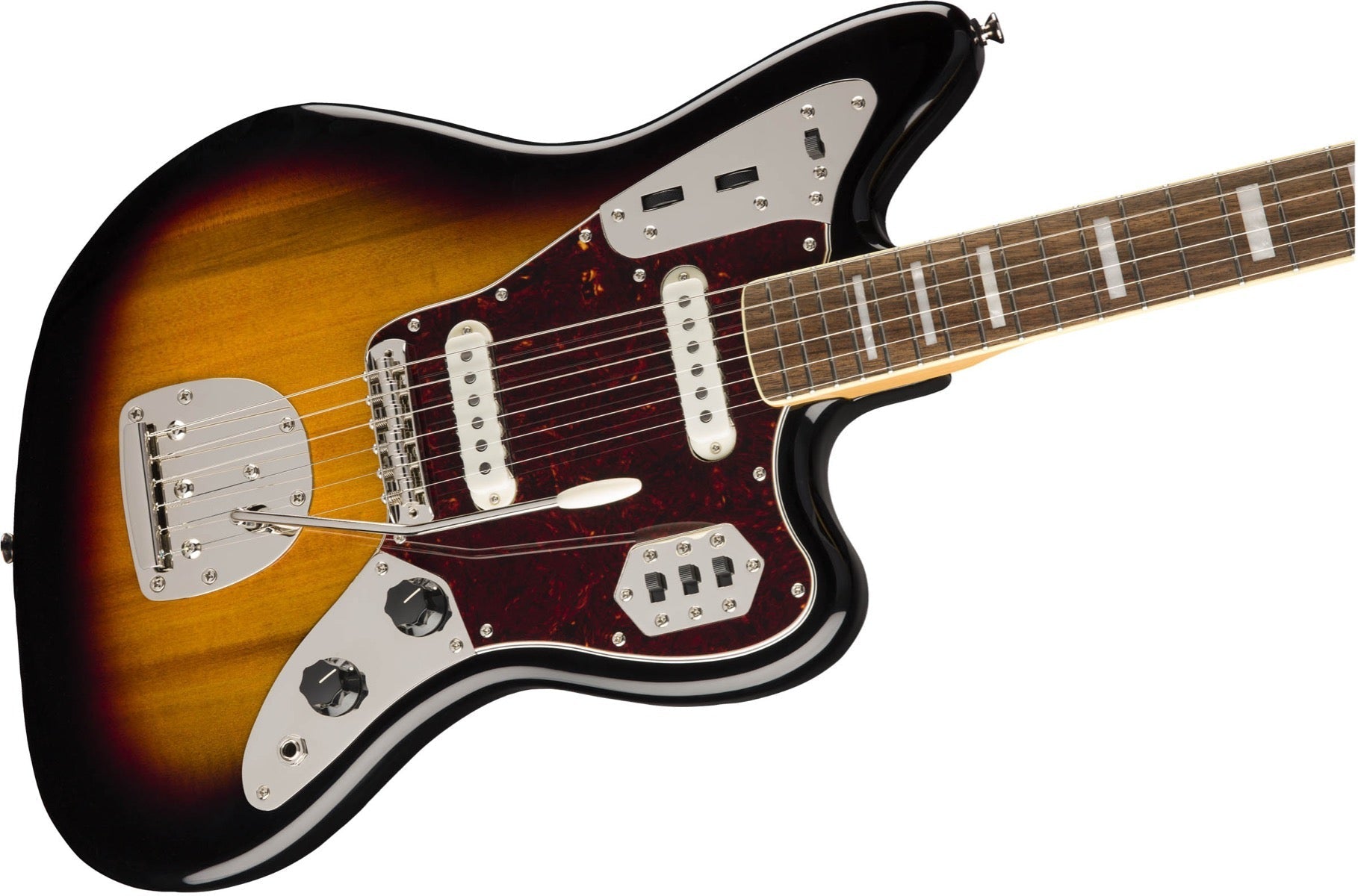 Squier Classic Vibe '70s Jaguar, Laurel Fingerboard in 3 Color Sunburst