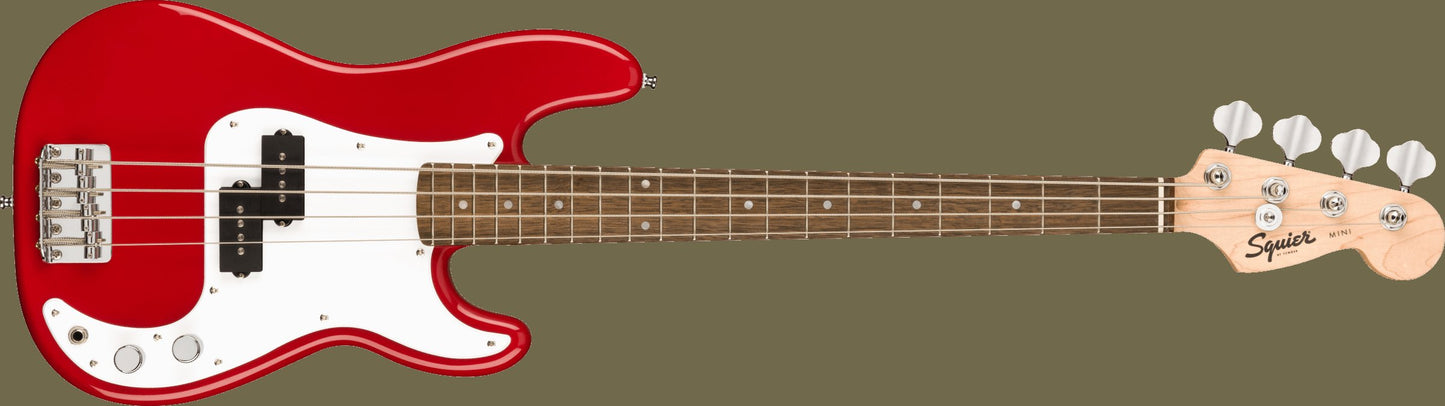 Squier Mini PRECISION BASS®, Laurel Fingerboard in Dakota Red