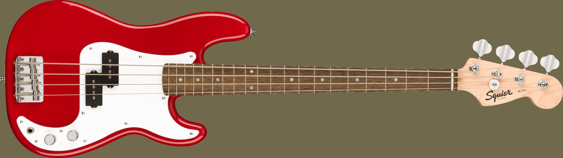 Squier Mini PRECISION BASS®, Laurel Fingerboard in Dakota Red