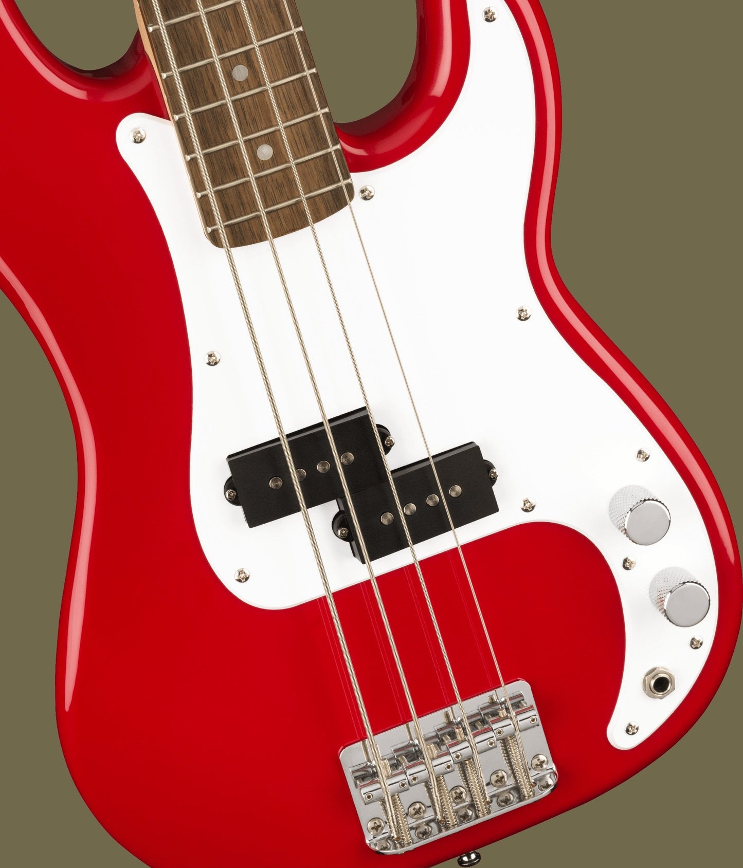 Squier Mini PRECISION BASS®, Laurel Fingerboard in Dakota Red