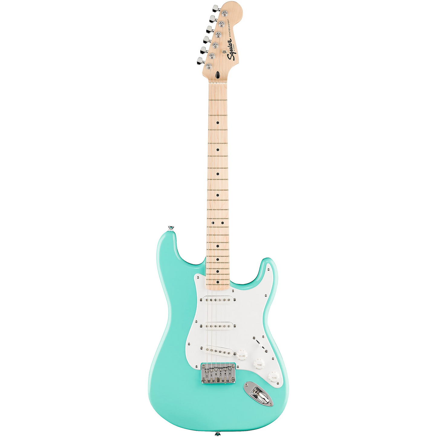 Squier Squier Sonic Stratocaster HT Electric Guitar, Maple Fingerboard in Sea Foam Green