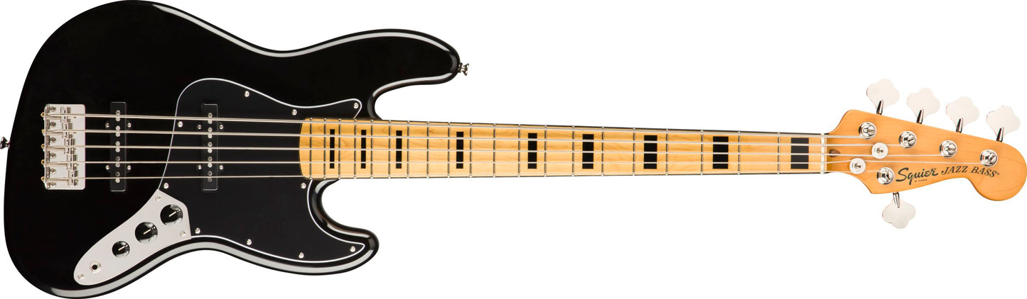 Squier Classic Vibe '70s Jazz Bass V 5 String in Black