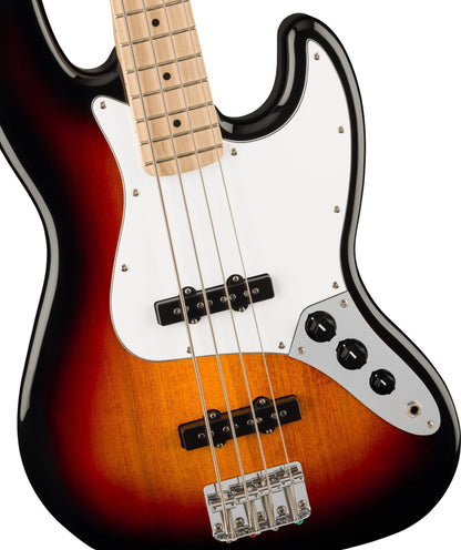 Squier Affinity Series Jazz Bass, Maple Fingerboard in 3 Color Sunburst