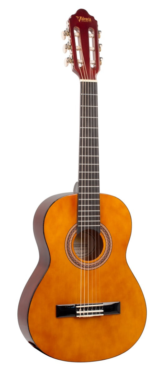 Valencia V102K 1/2 Size Classical Acoustic Guitar Package in Natural