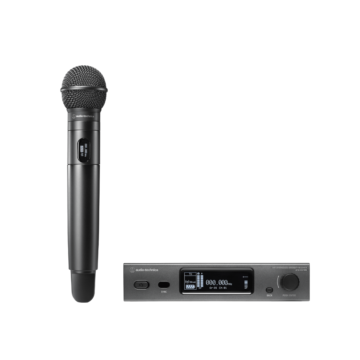 Audio-Technica ATW-3212NC510 3000 Series Network Enabled Wireless Handheld Microphone System