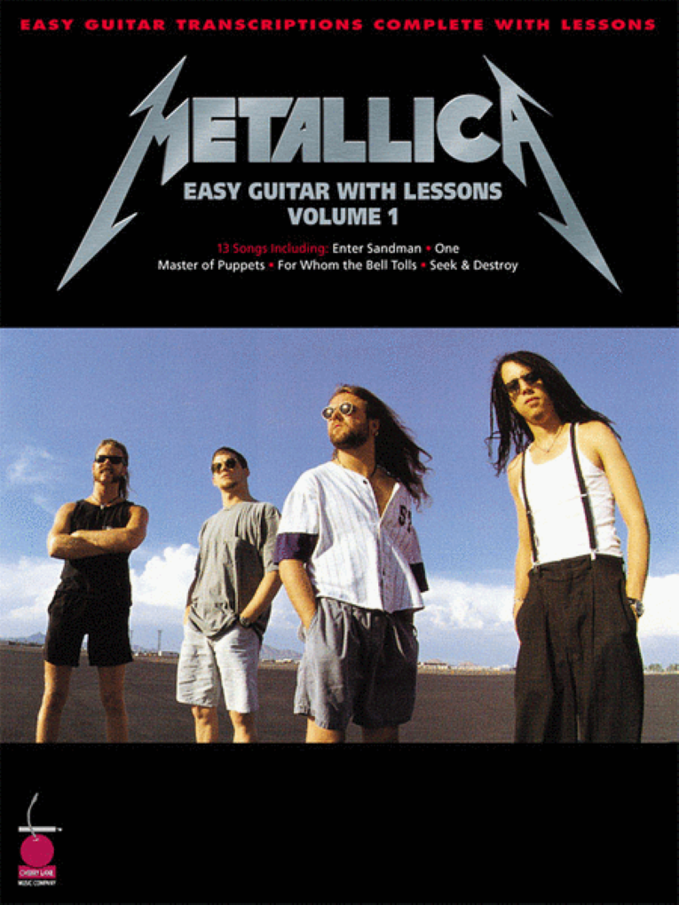 Metallica for Easy Guitar with Lessons Vol 1 Guitar Tab