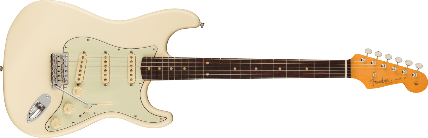 Fender American Vintage II 1961 Stratocaster, Rosewood Fingerboard in Olympic White