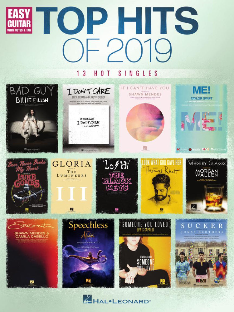 Top Hits of 2019 Easy Guitar Notes & Tab