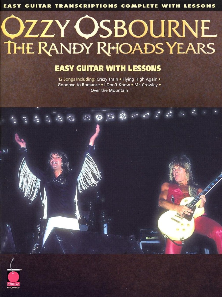 Ozzy Osbourne Randy Rhoades Years Easy Guitar
