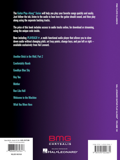 Pink Floyd Classics Guitar Play Along Volume 191 Tab