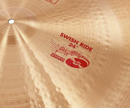 Paiste 2002 Series John Robinson Signature Groove Swish Ride 24"