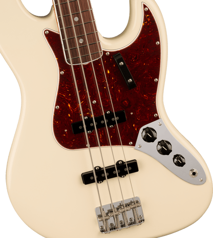 Fender American Vintage II 1966 Jazz Bass, Rosewood Fingerboard in Olympic White