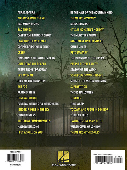 The Big & Scary Halloween Songbook PVG
