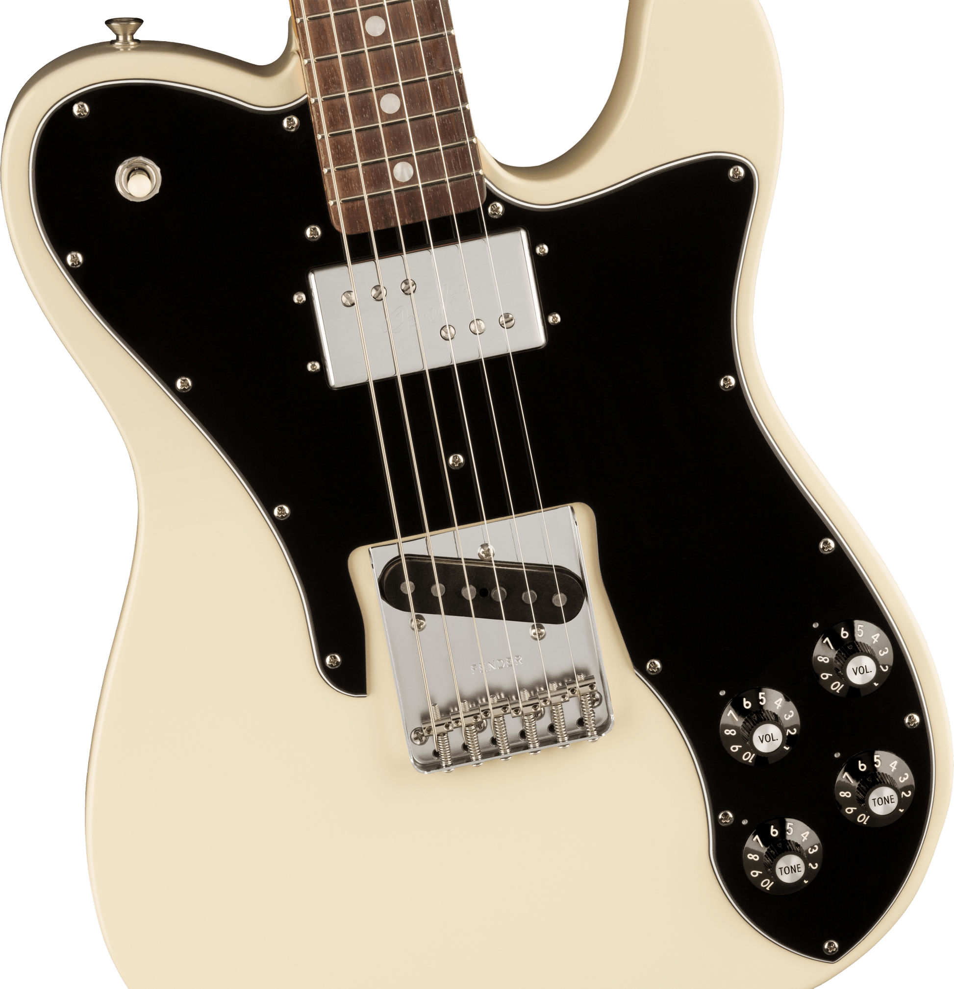 Fender American Vintage II 1977 Telecaster Custom, Rosewood Fingerboard in Olympic White