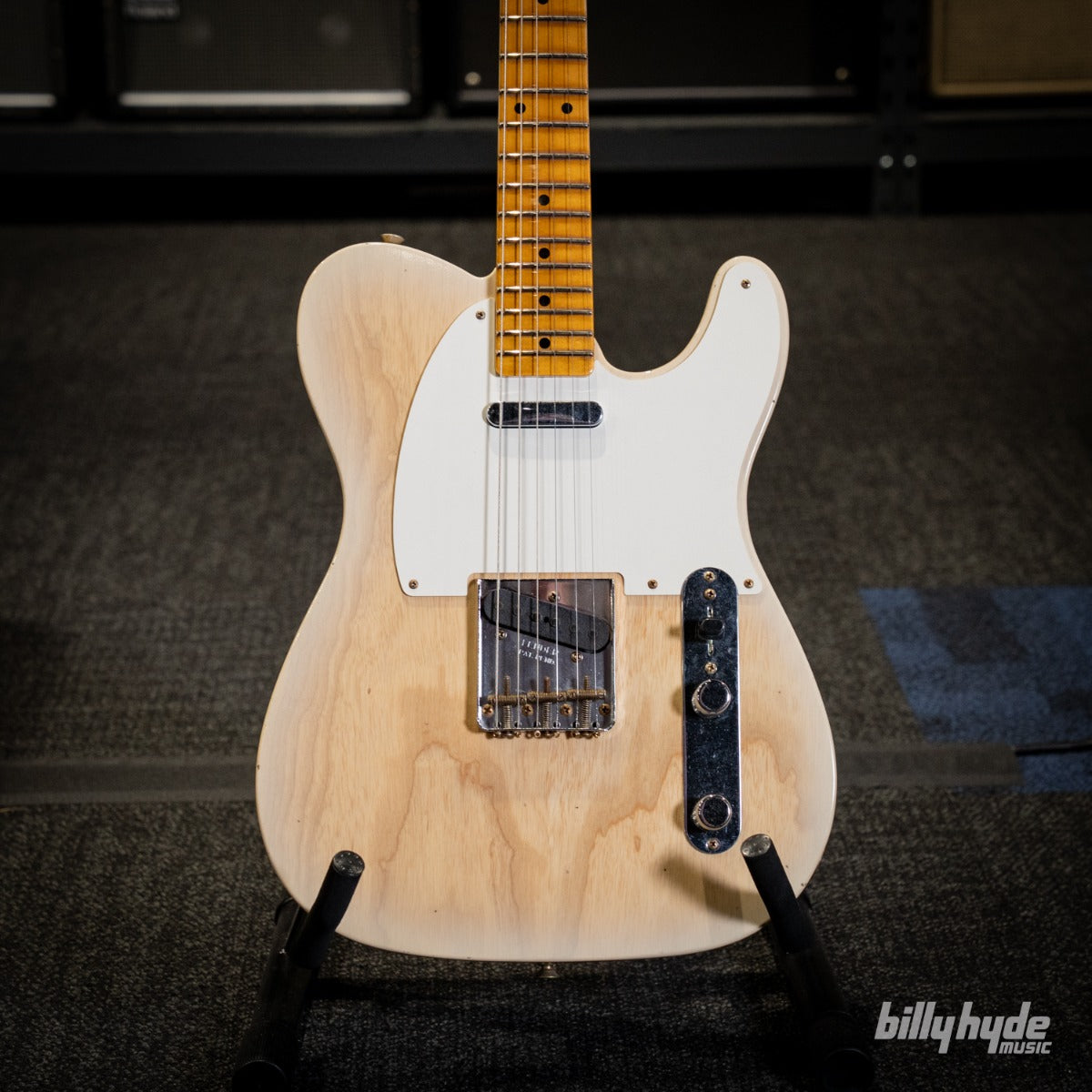 Fender Custom Shop 1959 Telecaster Journeyman Relic Electric Guitar in Natural Blonde