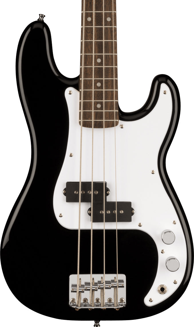 Squier Mini Precision Bass, Laurel Fingerboard in Black