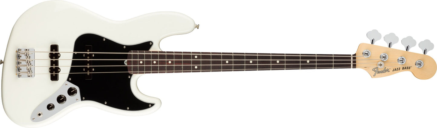 Fender American Performer Jazz Bass, Rosewood Fingerboard in Arctic White