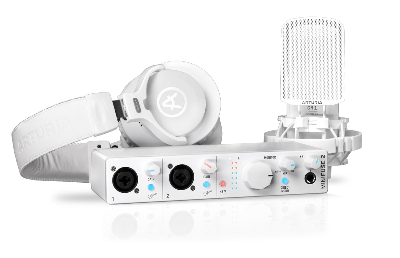 Arturia MiniFuse Recording Pack in White
