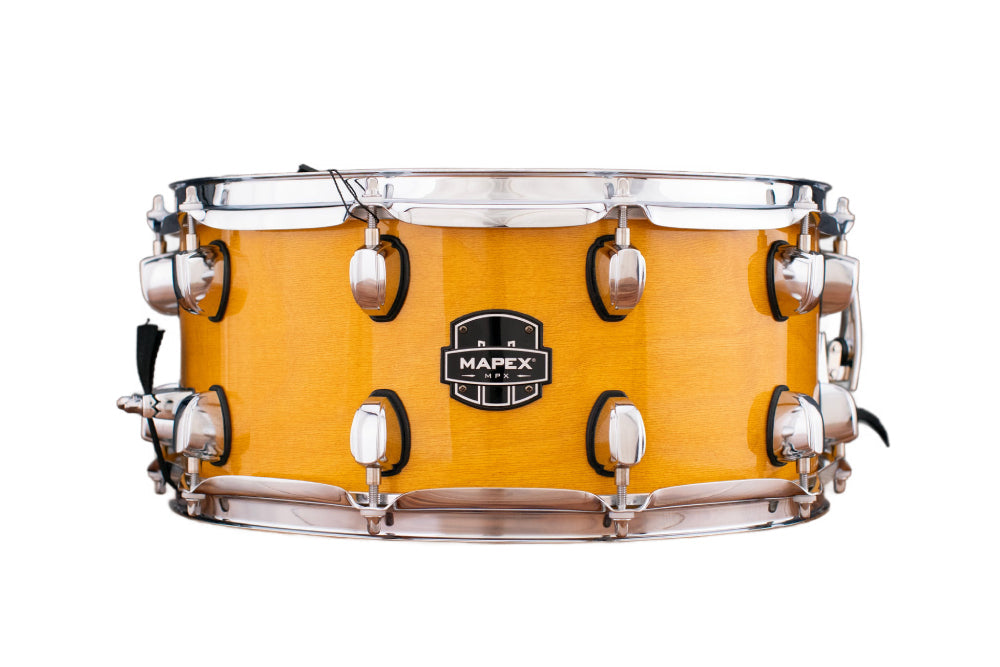 Mapex MPX Maple Poplar Hybrid Shell 14"x6.5" Snare Drum in Gloss Natural