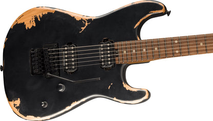 Charvel Pro Mod Relic San Dimas Style 1 HH FR PF in Weathered Black
