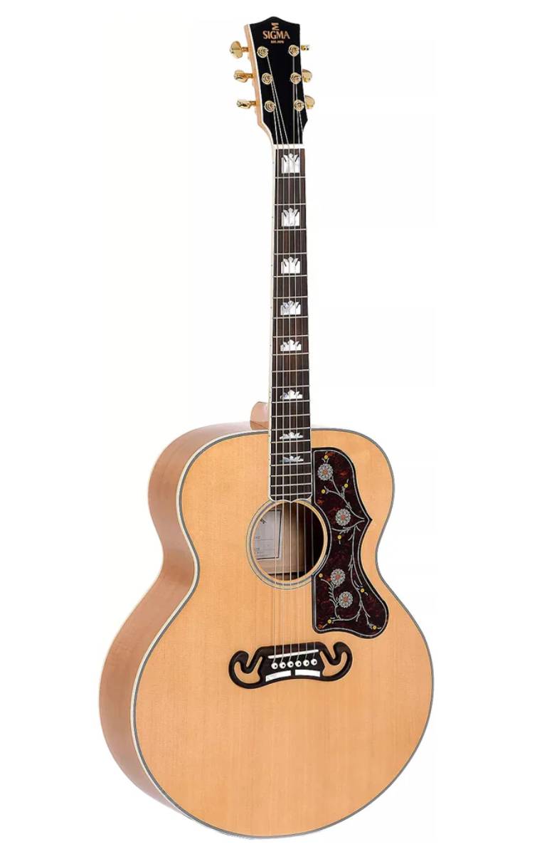 Sigma GJA-SG200 Grand Jumbo Acoustic Guitar in Antique Natural