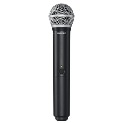 Shure Wireless Handheld System BLX2 Tx; PG58 Mic; BLX4 Rx Auto Setup 662-686MHz