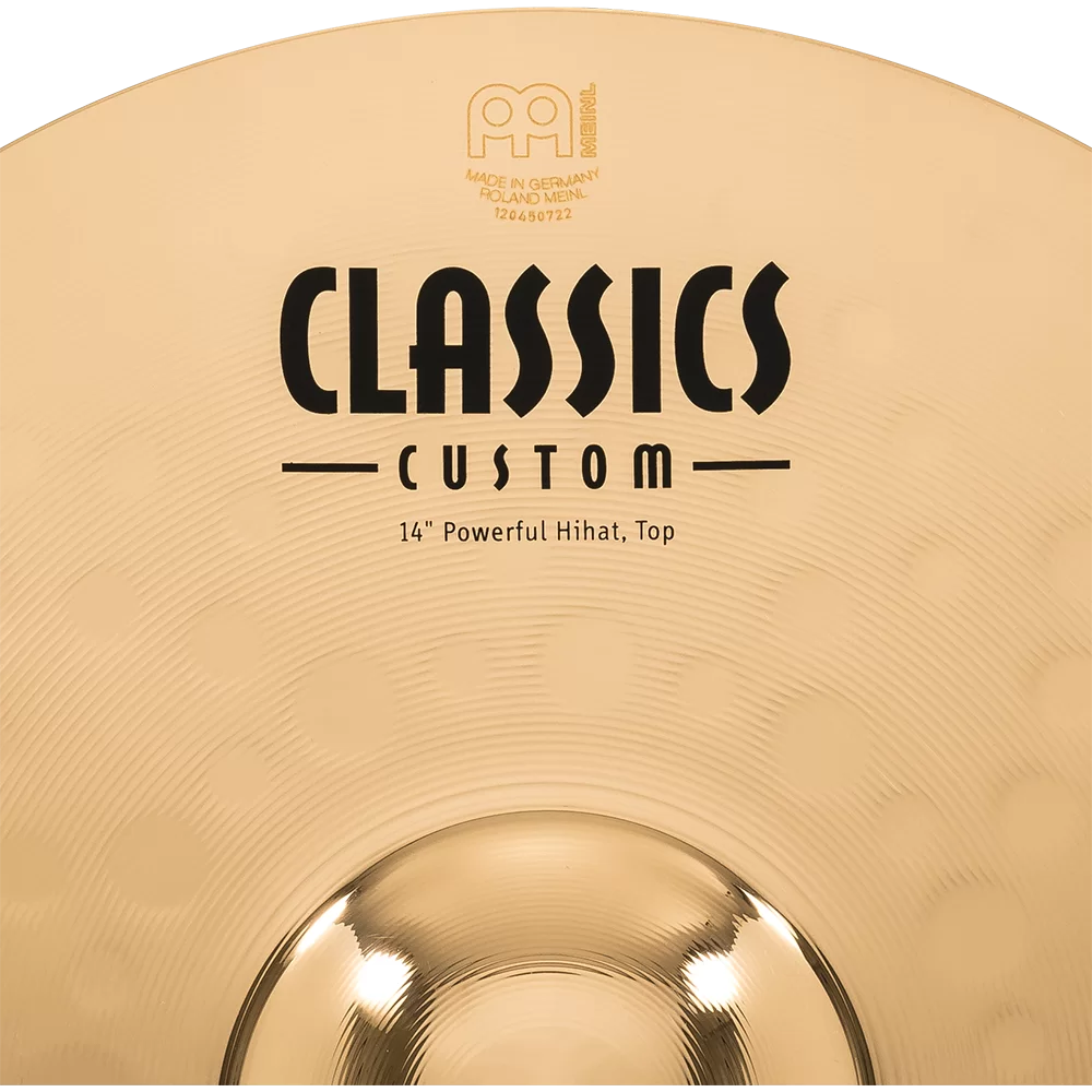 Meinl Cymbals Classics Custom Brilliant 14" Powerful HiHats