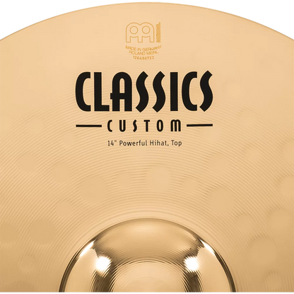 Meinl Cymbals Classics Custom Brilliant 14" Powerful HiHats
