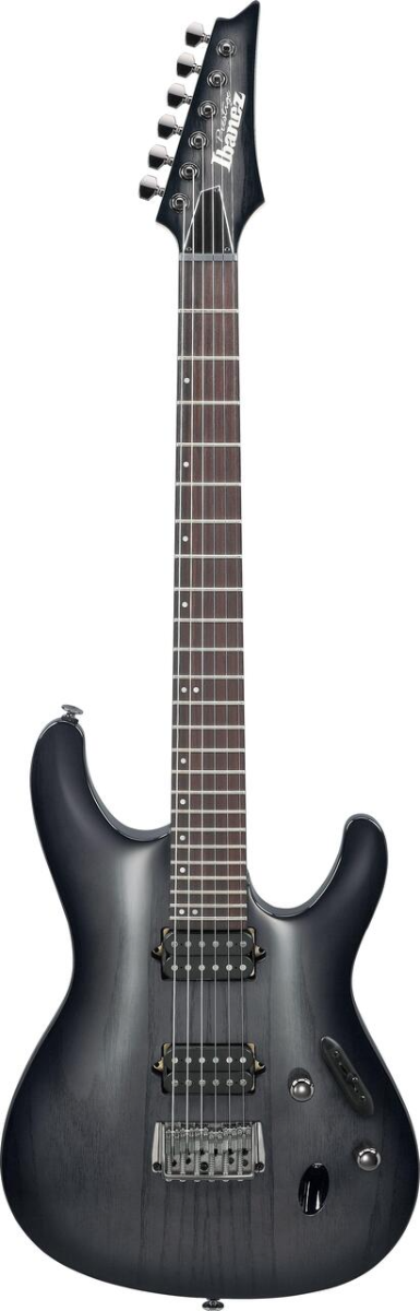 Ibanez Prestige S6621AH Electric Guitar in Transparent Gray Burst