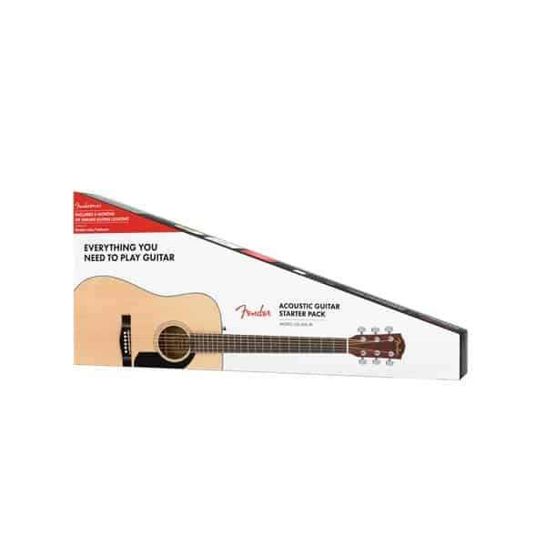 Fender CD60S Dreadnought Acoustic Guitar Pack V2 in Natural