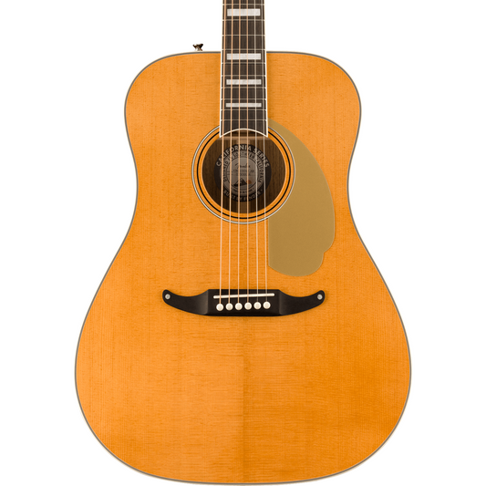 Fender California Vintage King Acoustic Electric Guitar in Aged Natural