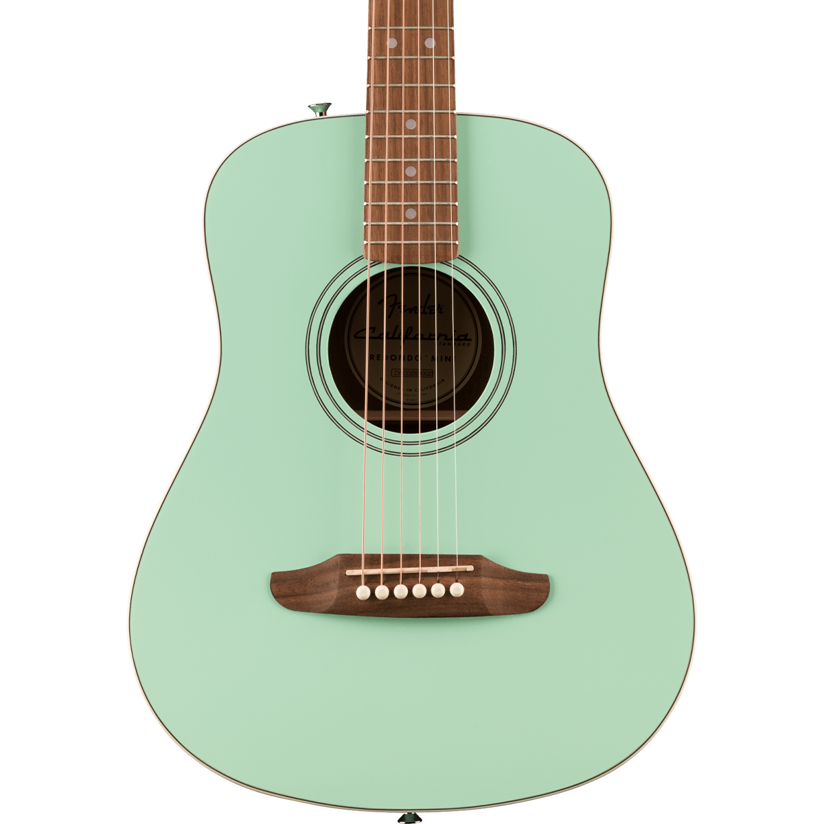 Fender California Standard Redondo™ Mini Acoustic Guitar in Surf Green