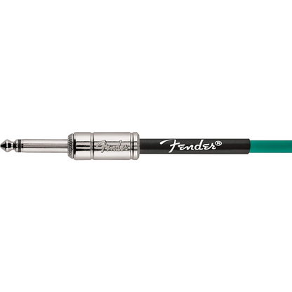 Fender Straight to Straight Instrument Contour 15' Cable in Sherwood Green