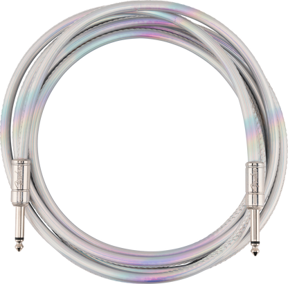 Fender 10' Contour Instrument Cable in Iridescent