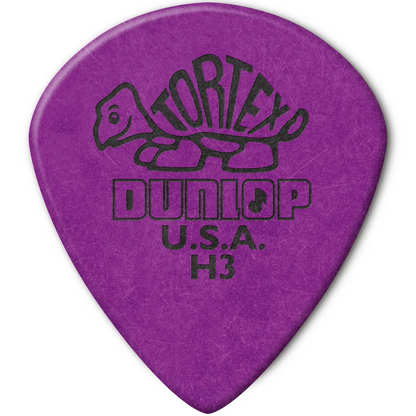 Jim Dunlop Tortex Jazz H3 Player Guitar Picks 1.14 mm 6 Pack