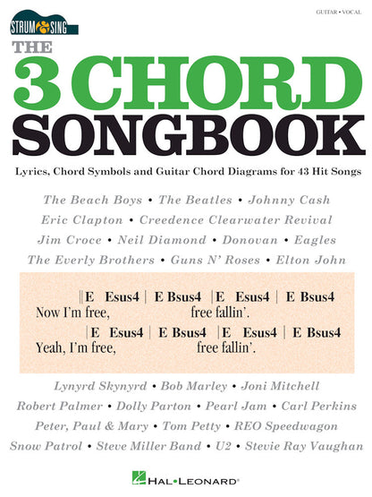 The 3 Chord Songbook Strum & Sing Guitar