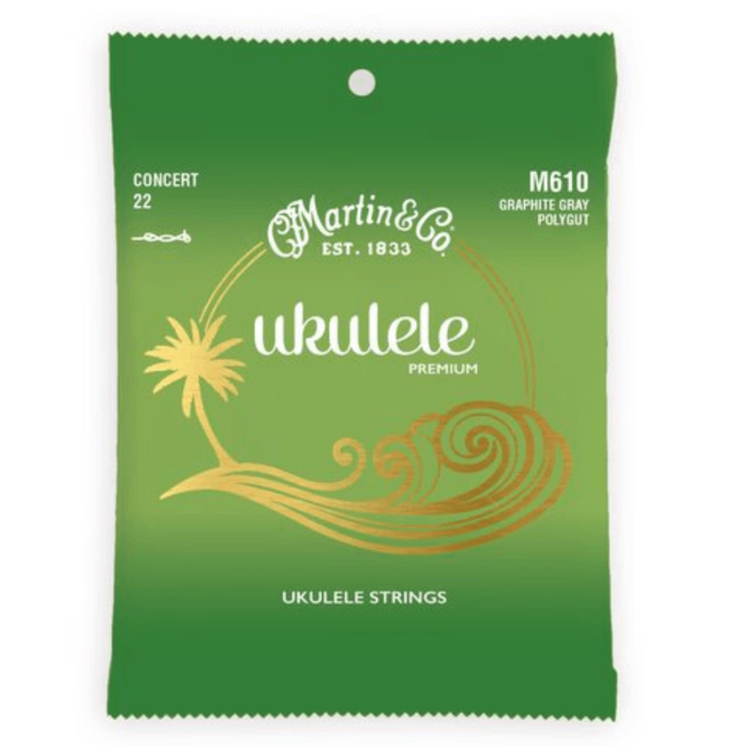 Martin M610 Ukulele Premium Concert Polygut Strings