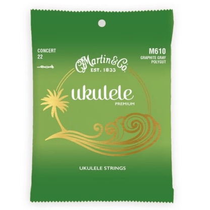 Martin M610 Ukulele Premium Concert Polygut Strings