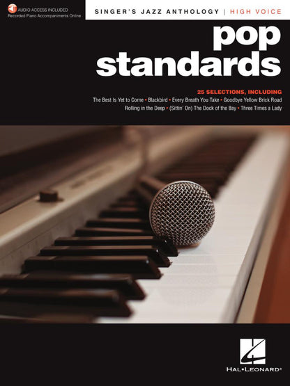 Pop Standards Singers Jazz Anthology High Voice BK/OLA