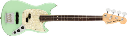 Fender American Performer Mustang Bass, Rosewood Fingerboard in Satin Surf Green