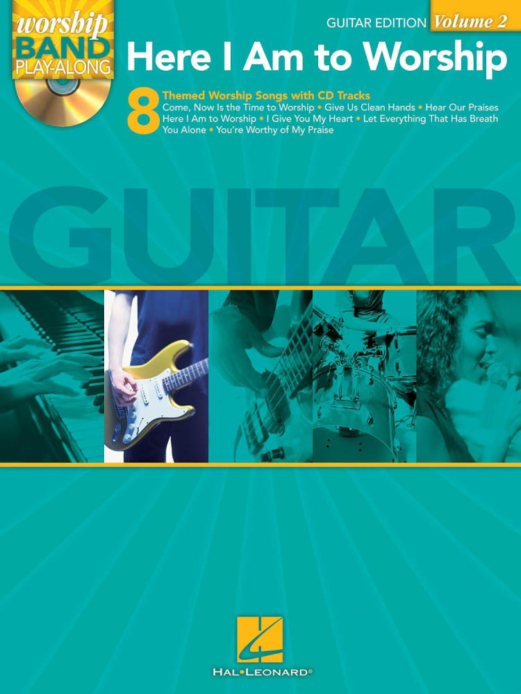 Here I Am to Worship Guitar Edition Worship Band Play Along Volume 2 Bk/Cd