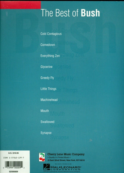 The Best Of Bush Guitar Tab
