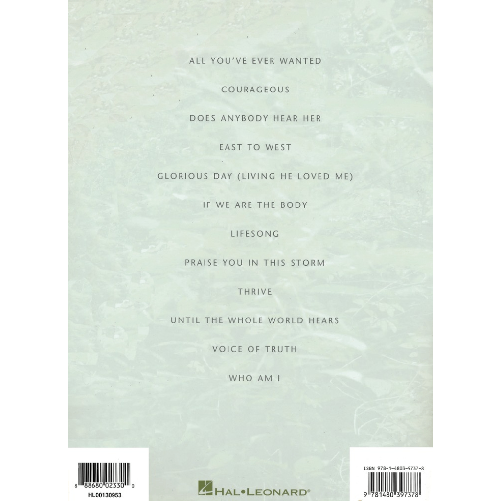 The Best of Casting Crowns Easy Piano
