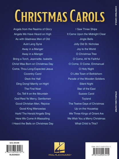 Christmas Carols Strum & Sing Guitar