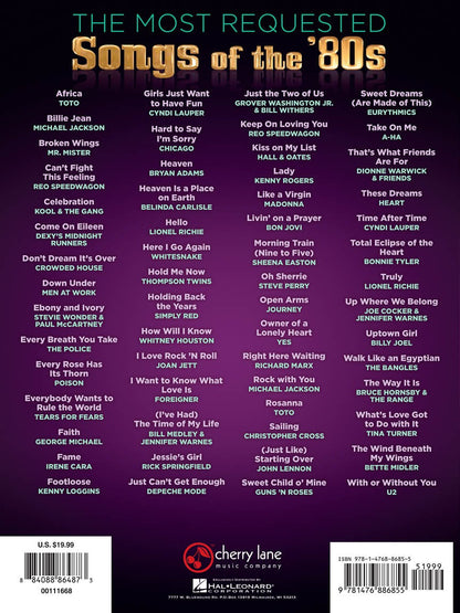 The Most Requested Songs Of The 80s PVG