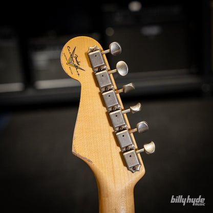 Fender Custom Shop Limited Edition 70th Anniversary 1954 Stratocaster Heavy Relic Electric Guitar in Wide-Fade 2-Color Sunburst