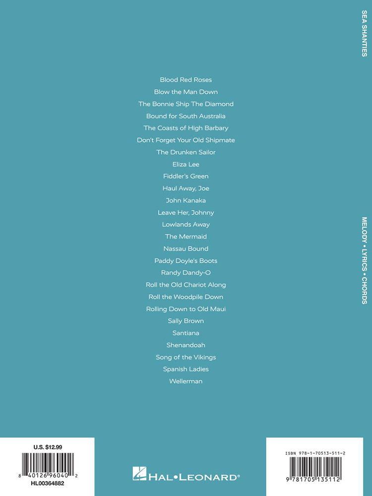 Sea Shanties Melody Lyrics Chords