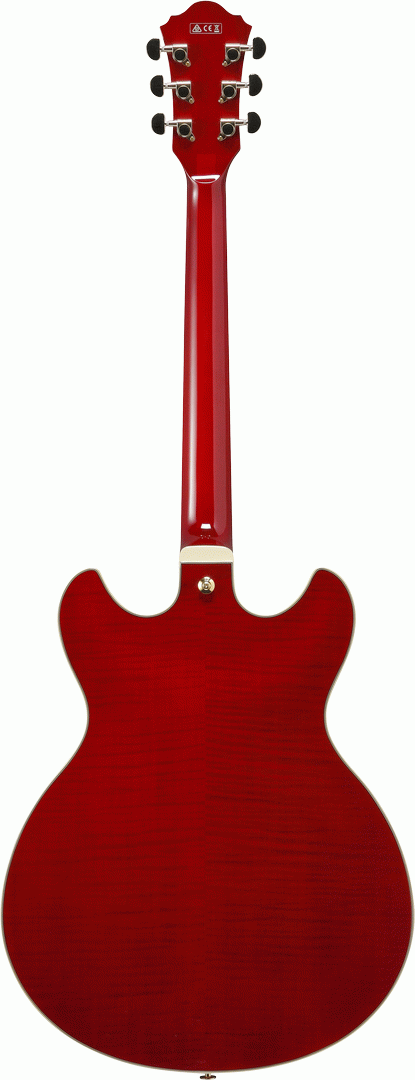 Ibanez AS93FM Electric Guitar in Transparent Cherry Red